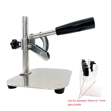 Manual 2ML 5ML 10ML small perfume bottle capping machine,perfume sample bottle capper,travel sample liquid bottle capper for diameter 10mm or 11mm glass bottle