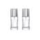 2 Pack 20ml Glass Perfume Atomizer,Empty Refillable Mini Perfume Bottle,Portable Travel Perfume Bottle Fragrance Perfume Dispenser Fine Mist Small Spray Bottle(Clear)