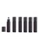 6 Pcs Black Frosted Glass Essential Oil Roller Bottles,10ml Glass Bottle with Glass Crystal Roller Balls and Aluminum Caps Refillable Leakproof Perfume Bottles Essential Oils Vials for Travel