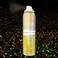 YOSCA Body Glitter Spray, 150ML Holographic Gold Glitter Hairspray, Glitter Spray for Hair Body Clothes, Quick-Drying and Long-Lasting Shiny Glitter Spray for Festival Music Concert Rave Accessories