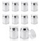 10PCS 1 oz Airless Pump Jar Bulk 30ML Moisturizer Pump Dispenser Empty Pump Moisturizer Container Vacuum Cosmetic Travel Containers Refillable Moisturizer Container for Creams Gels Lotion