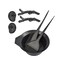 7 Pcs Professional Salon Hair Coloring Dyeing Kit Mixing Bowl, Angled Comb, Hair Dye Color Brush, Earmuffs and Hair Clips