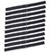 10 Pcs Black Adjustable Elastic Bands Adjustable Straps for Making Wig Cap Accessories (1 x 12 Inch)