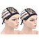 2 Pcs Wig Caps for Making Wigs Breathable Lace Wig Caps with Plastic Weave Wig Caps for Making Wigs (Medium)