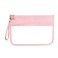 Clear Travel Pouches for toiletries, Travel Makeup Bag With Zipper For Women,Clear Pouches for Travel,Gym,Beach (Pink)