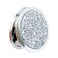yueton 1 Pack Mini Rhinestone Makeup Mirror Practical Magnifying Compact Mirror Portable Pocket Makeup Mirror for Women