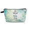 Christian Makeup Bag Floral Bible Quote Organizer Bag Toiletry Zipper Pouch Religious Inspiring Present Strength Dignity Cosmetic Bag Baptism Present for Christians Women Friends