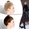 4 Pieces Women Ride Hair Net No Knot Hair Net Equestrian Hair Cap Weaving Caps Wig Caps for Long and Short Hair(Blonde, Brown)