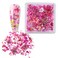ZEYER Nail Stickers Dried Pink Flowers Nail Art Stickers Decals 3D Spring Small Flower DIY Nail Art Design Flower Nail Art Supplies Natural Floral Nail Decals for Women Girls 1 Box