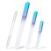 4 Pcs Glass Nail File Set Fingernail Files and Cuticle Pusher Double Sided Crystal Nail Files for Women Natural Fingernail Manicure Pedicure Toenail Buffer Cuticle Trimmer