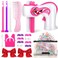 Zhehao Electric Hair Braider Machine Automatic Braiding Tools Portable Hair Twister Machine Device for Women DIY Styling Salon Toy Kit, Batteries Not Included