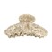 4.13in French Large Hair Claw Clips for Thick Hair, Tortoise Hair Clips, Acrylic Celluloid French Butterfly Jaw Clips, Strong Hold for Women Girls (White)