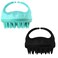 Hair Scalp Massager Shampoo Brush 2 Pack, Scalp Scrubber with Soft Silicone Bristles, Waterproof Hair Scrubber for Both Wet Dry Hair, Head Massager Scalp for Men Women Kids Pets (Black &amp; Green)