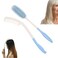 Long Reach Handled Comb and Hair Brush Set, Anti-slip Handle Comb Air Cushion Hairbrush Soft Easier Styling Comb Beauty Hair Accessory Applicable to Elderly and Hand-disabled People