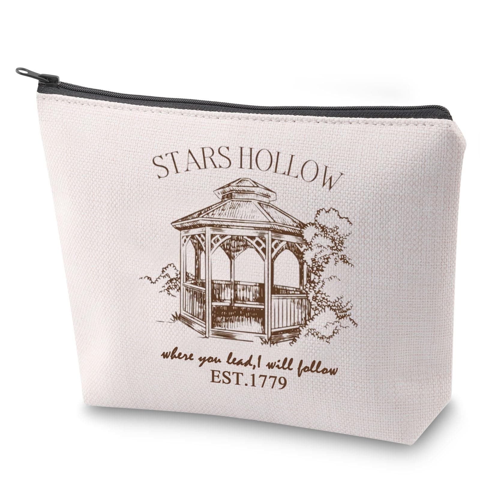 zjxhpo Zjxhpo Stars Hollow Inspired Cosmetic Bag Gazebo Toiletry Bag