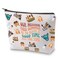 ZJXHPO OBX Pogue Outer Banks Survival Kit North Carolina Beach Makeup Bag With Zipper Pogue Adventure Gift (good time)