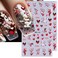 2 Sheets Cupid Nail Stickers Embossed Heart Nail Art Stickers Romantic Valentine's Day Nail Decals 5D Self-Adhesive Angel Nail Design Stickers Valentines Nail Decoration for Women Girls Nail Art