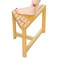 Shower Stool for Inside Shower - Small Bamboo Corner Shower Foot Rest for Shaving Legs,12 in High
