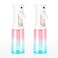 Continuous Mist Spray Bottle, 6.8OZ /200ML Hair Mister, Fine Mist Water Spray for Salons, Barber, Plants, Skin Care, Cleaning (Gradient, 2 Pack)
