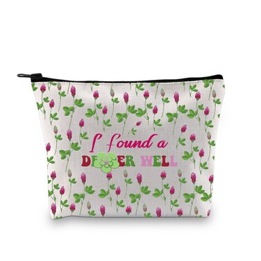 Zuo Bao Album Inspired Makeup Bag Singer Fans Gift I Found A DP Well Cosmetic Bag Crimson Clover Lover Gift (DP Well)