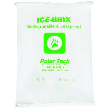 BOX USA BIBB6 Ice-Brix Packs, 6 oz., 5 1/2" x 4" x 3/4", White (Pack of 96)
