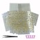 22 Sheets 3D Nail Adhesive Stickers for Women Gold Metallic Chain Line Nail Stickers Diamond Design Luxury Nail Art Decoration with with Tweezers Nail File Separators