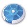 Medicine Pill Organizer, SZREDU Round Pill Box,Daily Pill Case 1 Time a Day,Rotating Pill Cases Organizers 7 Day,Weekly Vitamin Organizer,Small Travel Pill Organizer