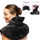 Brookstone - Thera-Spa Cooling &amp; Warming Heated Neck Wrap &amp; Shoulder Wrap - Microwavable Neck Warmer or Chill in Freezer for Instant Strained Muscles Relief - Lavender Infused, (Midnight Black)