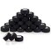 Self Adhesive Bandage Rolls Grip Cover Sensi Wrap Tape for Sports,Wrist,Ankle,Pets 5-Yards 24pcs (1 inch, Black)