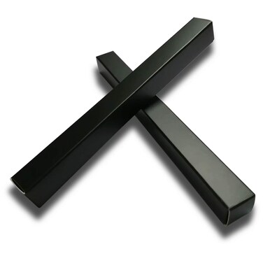 50 Pcs Eyeliner Packaging Boxes, 5.7x0.63x0.63 Inch Twist Pen Wrapping Box, Black Matte Cuticle Oil Pen Package Boxes