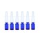 6PCS 10ml/0.34oz Empty Glass Refillable Nasal Spray Bottles Fine Mist Sprayers Makeup Water Travel Containers Jars For Essential Oils Applications Perfume Bottles Sold Empty (Blue)