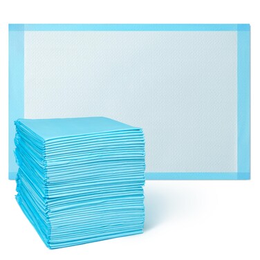 Medline Light Absorbency Underpad, 23" x 36", 50 Count, Disposable Bed, Furniture &amp; Surface Protection, For Kids, Adults, Elderly, Puppy Pad, Changing Pad, Incontinence Pee Pad, Chucks