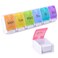 Detachable Pill Organizer,Weekly Pill Box 1 Time a Day,Large Daily Pill Case for Pills/Vitamin/Fish Oil/Supplements(Rainbow)