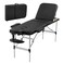 BestMassage Aluminium Massage Table Height Adjustable 3 Long Folding Carry Case Cradle Tattoo, 73 inch (Pack of 1), Black