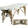 BestMassage Massage Bed Portable Massage Table 24 inche Wide Lash Bed Heigh Adjustable 2 Folding Spa Table with Non-Woven Bag for Spa Footmassage Facial CareSpa Tattoo
