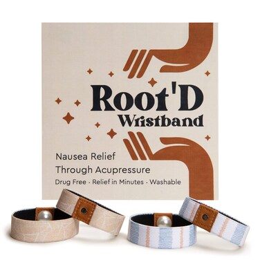 Root'd Anti Nausea Wristband - Kids/X-Small   Motion Sickness Bands, Morning Sickness Relief - Sea Bands for Motion Sickness for Kids, Pregnancy Nausea Relief Band (Kids/X-Small)