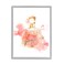 Stupell Industries Hello Gorgeous Fashion Cosmetic Perfume Bottle Pink Watercolor, Designed by Ziwei Li Gray Framed Wall Art, 24 x 30, White