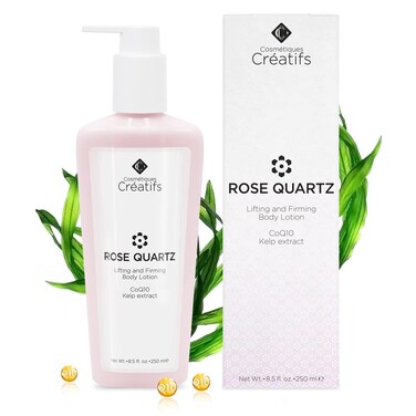Rose Quartz Body Lotion with CoQ10, Kelp Extract and Hydrating Antioxidants, 8.5 fl. oz.