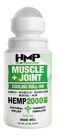 HMP Muscle+Joint Cooling Roll On 2000MG Natural Relief Formula w Menthol Magnesium Arnica Frankincense Hemp for Muscle Back Knee Shoulder Hip Foot Elbow Maximum Joint Support Made in USA 50ml