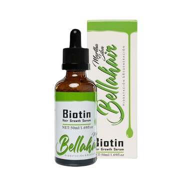 BellaHair   Advanced Hair Serum for Thicker, Stronger, and Healthier Hair - Stimulates Growth and Reduces Hair Loss for Men and Women