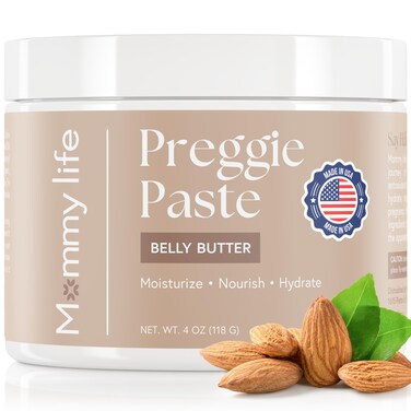 Taylor's Baby Essentials - Preggie Paste Belly Butter &amp; Pregnancy Must Haves - Moisturizing Belly Firming Cream with Manuka Honey &amp; Vitamin E - Hydrating &amp; Nourishing Body Butter for Women (4oz)