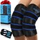 Two Pack - Knee and Elbow Ice Pack Wrap   Reusable Gel Ice Pack, Arm Ice Sleeve, Knee Pain Relief