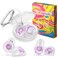 Concert Ear Plugs, 2 Pairs High Fidelity Ear Plugs for Noise Reduction with Acoustic Filter, 24dB Silicone Ear Plugs for Concerts, Festival, Nightclub, DJs, Musicians, Noisy Workplace(Purple)