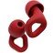 Zenz Unwind Ear Plugs for Sleeping Noise Reduction - Comfy Reusable Soft Silicone Earplugs for Focus, Study, Work - 8 Pair Eartips in XS/S/M/L - 27dB Hearing Protection with Storage Case - Fiery Red
