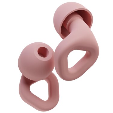 Zenz Unwind Ear Plugs for Sleeping Noise Reduction - Comfy Reusable Soft Silicone Earplugs for Focus, Study, Work - 8 Pair Eartips in XS/S/M/L - 27dB Hearing Protection with Storage Case - Mystic Pink