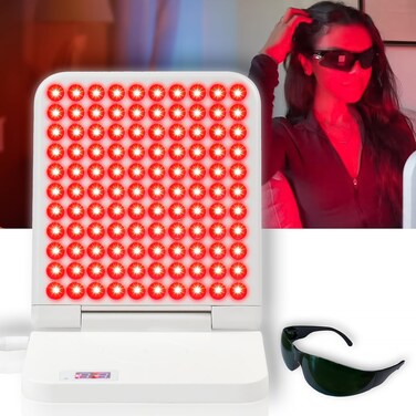 Micro ENE Red Light Therapy Lamp, Powerful 110 LEDs with Infrared Light, 1x660nm &amp; 850nmX2 Deep Tissue Heating, Near Infrared Healing Supports 110-240V with Timer