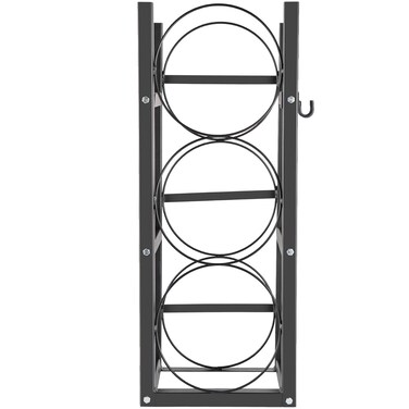 Refrigerant Tank Rack for 3x30lbs Cylinder Holders for Freon, Oxygen, Nitrogen, 11&amp;quot;x12&amp;quot;x32