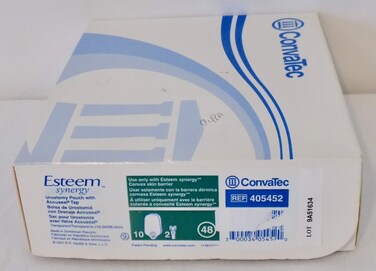 Esteem synergy 2-Piece Urostomy Pouch Fits Stoma Size 7/8" to 1-1/4", Transparent