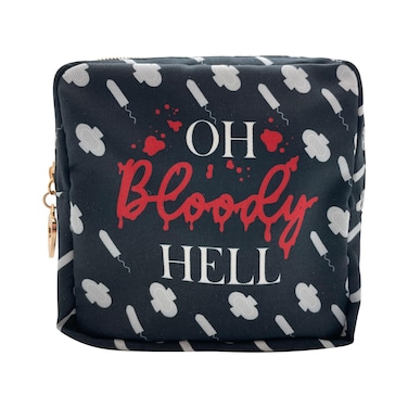 Primo Lines Period Bag Oh Bloody Hell - Sanitary Napkin Holder, Waterproof Pad Pouch &amp; Tampon Organizer for Purse &amp; Travel