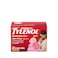 Tylenol Children's Chewables with 160 mg Acetaminophen, Pain Reliever &amp; Fever Reducer for Kids' Cold + Flu Symptoms, Headache, Sore Throat &amp; Toothache, Aspirin-Free, Bubble Gum, 24 ct